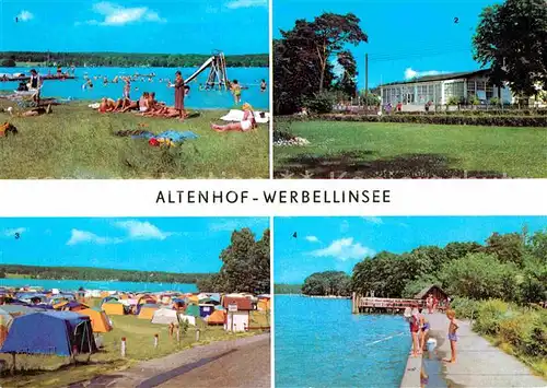 Altenhof Schorfheide Badestelle FDGB Erholungsheim Campingplatz Werbellinsee