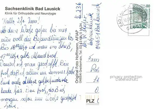 Bad Lausick Sachsenklinik Kat. Bad Lausick