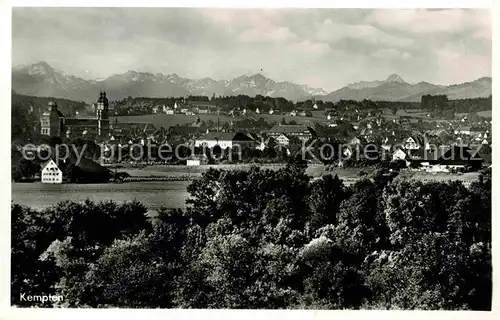 Kempten Allgaeu Panorama Kat. Kempten (Allgaeu)