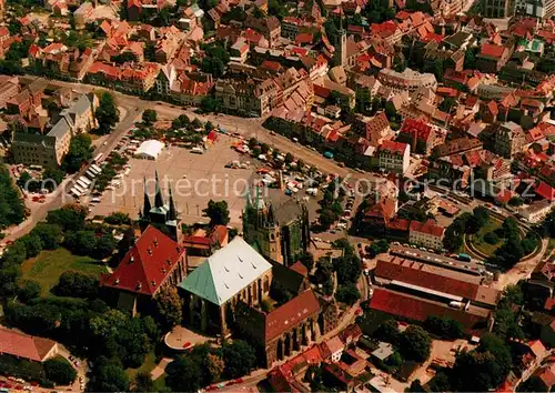 Erfurt Domplatz Mariendom Pfarrkirche St Seven Fliegeraufnahme Kat. Erfurt