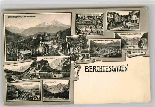 Berchtesgaden Watzmann Ramsau Salzbergwerk Kat. Berchtesgaden
