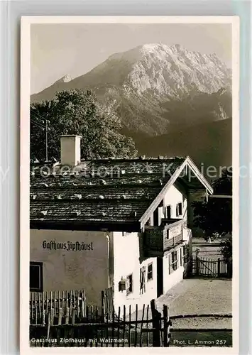 Berchtesgaden Gasthaus Zipfhaeusl Kat. Berchtesgaden