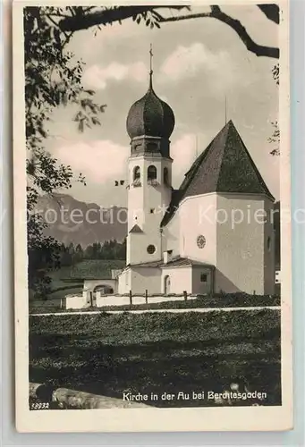 Berchtesgaden Kirche in der Au  Kat. Berchtesgaden