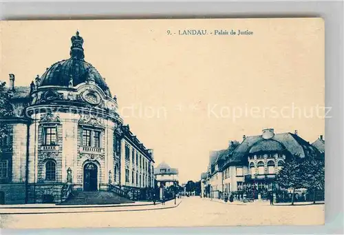 Landau Pfalz Palais de Justice Kat. Landau in der Pfalz