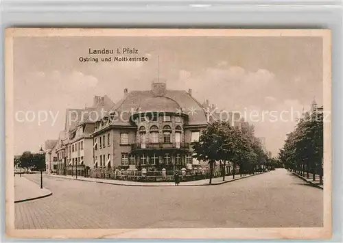 Landau Pfalz Ostring Moltkestrasse Kat. Landau in der Pfalz