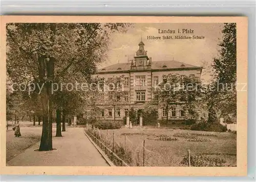 Landau Pfalz Maedchen Schule Kat. Landau in der Pfalz