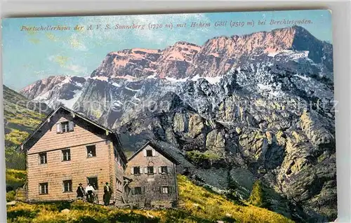 Berchtesgaden Purtschellerhaus Hoher Goell  Kat. Berchtesgaden