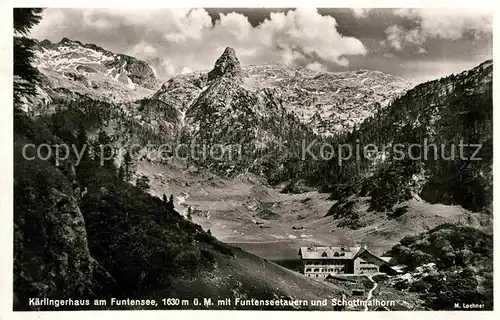 Funtensee Kaerlingerhaus  Kat. Berchtesgaden