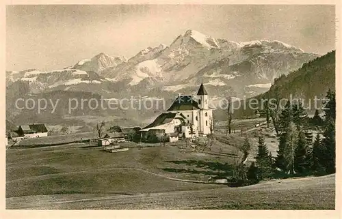 Schellenberg Berchtesgaden Kirche Ettenberg Kat. Berchtesgaden