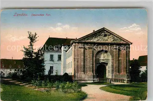 Landau Pfalz Deutsches Tor  Kat. Landau in der Pfalz