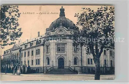 Landau Pfalz Palais de Justice Kat. Landau in der Pfalz