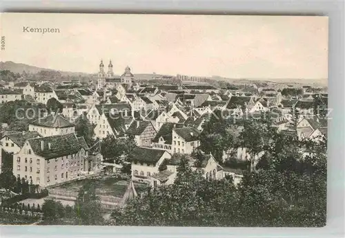 Kempten Allgaeu Panorama Sankt Lorenz Kat. Kempten (Allgaeu)