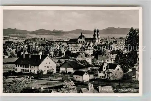 Kempten Allgaeu Allgaeuer Alpen Stadtansicht Sankt Lorenzkirche Kat. Kempten (Allgaeu)