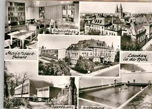 Landau Pfalz Maria Ward Schule  Kat. Landau in der Pfalz