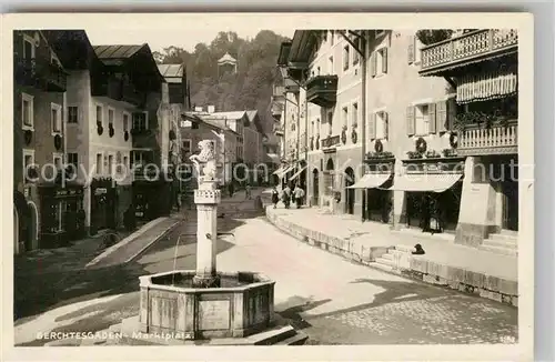 Berchtesgaden Marktplatz Kat. Berchtesgaden