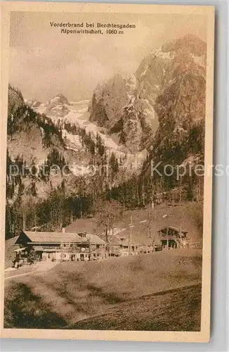 Berchtesgaden Alpenwirtschaft Kat. Berchtesgaden