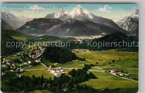 Berchtesgaden Kleiner Watzmann Jenner  Kat. Berchtesgaden