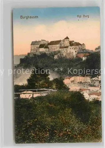 Burghausen Salzach Burg Kat. Burghausen