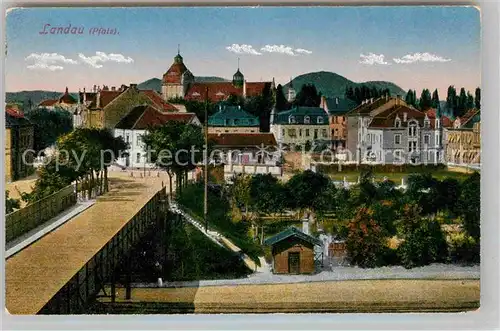 Landau Pfalz Teilansicht Kat. Landau in der Pfalz