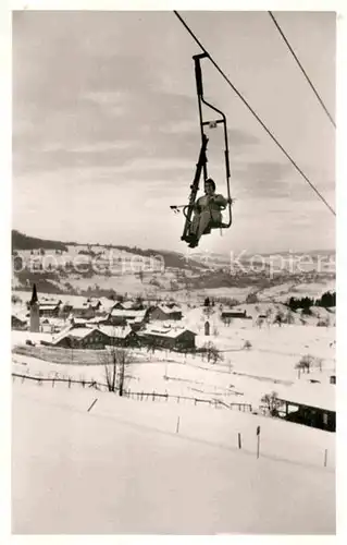 Steibis Imberg Sessellift Kat. Oberstaufen