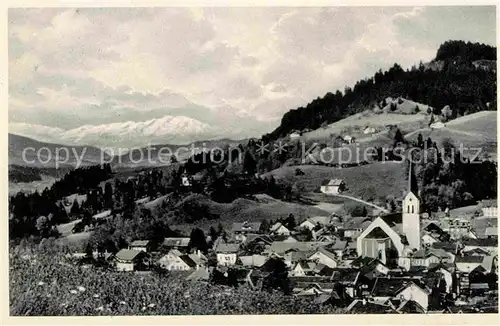 Oberstaufen Kapf und Saentis Kat. Oberstaufen