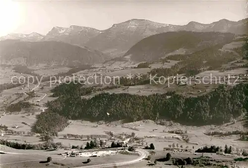 Aach Oberstaufen Panorama  Kat. Oberstaufen