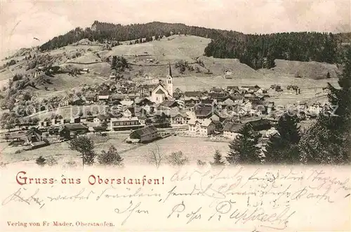 Oberstaufen Panorama  Kat. Oberstaufen