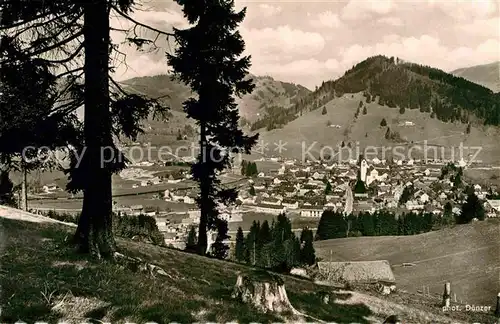 Oberstaufen Gesamtansicht  Kat. Oberstaufen