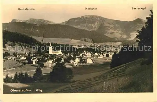 Oberstaufen Panorama  Kat. Oberstaufen