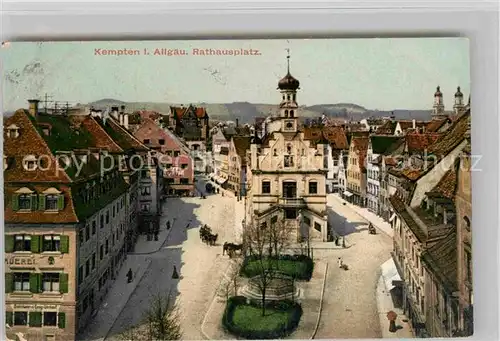 Kempten Allgaeu Rathausplatz Kat. Kempten (Allgaeu)