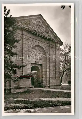 Landau Pfalz Deutsches Tor Kat. Landau in der Pfalz