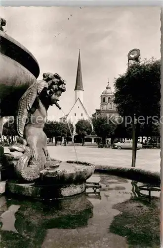 Altoetting Brunnen Kat. Altoetting