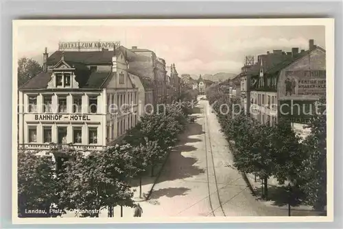 Landau Pfalz Bahnhof Hotel Hotel zum Kronprinz Kat. Landau in der Pfalz