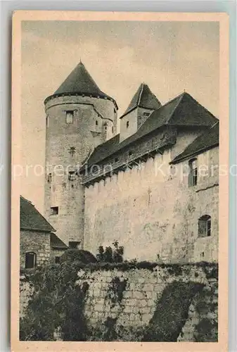 Burghausen Salzach Burg Wehrgang Kat. Burghausen