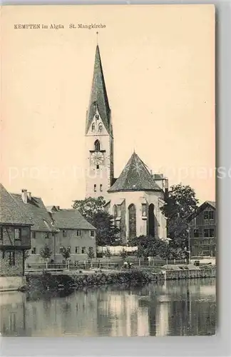 Kempten Allgaeu Mangkirche Kat. Kempten (Allgaeu)