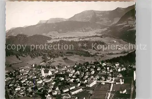 Oberstaufen Fliegeraufnahme Kat. Oberstaufen