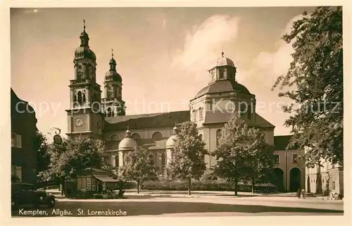 Kempten Allgaeu Sankt Lorenzkirche Kat. Kempten (Allgaeu)