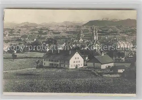 Kempten Allgaeu Stadtansicht Lorenzkirche Kat. Kempten (Allgaeu)