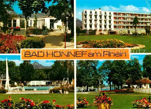 Bad Honnef Kurhaus Park Freibad Kat. Bad Honnef