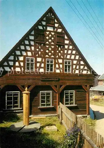 Landwuest Vogtlaend Bauernmuseum Bauernhaus um 1782 Kat. Markneukirchen