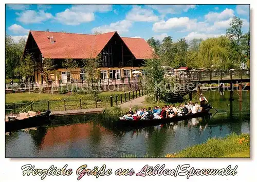 Luebben Spreewald Kahnfahrt Kat. Luebben