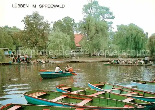 Luebben Spreewald Bootspartie Kat. Luebben