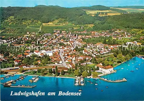 Ludwigshafen Bodensee Fliegeraufnahme Kat. Bodman Ludwigshafen