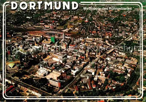 Dortmund Stadtkern Metropole des Ruhrgebietes Fliegeraufnahme Kat. Dortmund