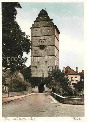 Bad Neustadt Hohntor Kupfertiefdruck Kat. Bad Neustadt a.d.Saale