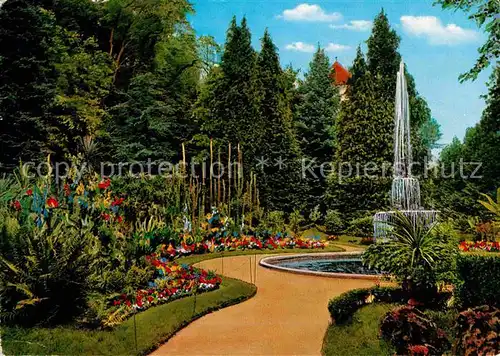 ueberlingen Bodensee Stadtgarten Brunnen Kat. ueberlingen