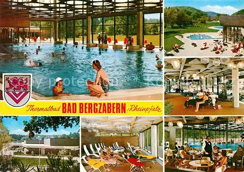 Bad Bergzabern Thermal Hallenbad Teilansichten Kat. Bad Bergzabern