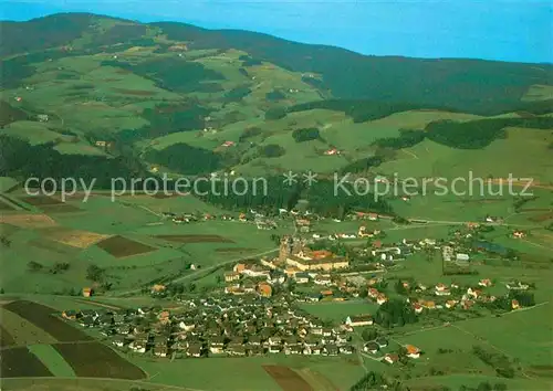 St Peter Schwarzwald mit Kandel Fliegeraufnahme Kat. St. Peter