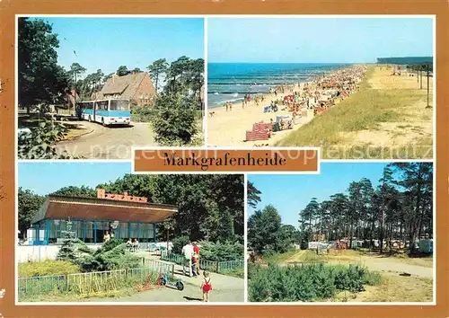 Markgrafenheide Rostock Buswendeschleife Strand Gaststaette Krakus Campingplatz