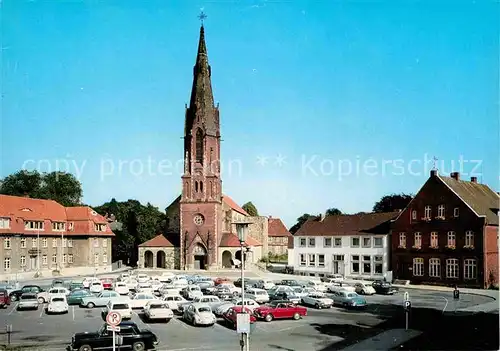 Quakenbrueck Marktplatz mit Marienkirche Kat. Quakenbrueck